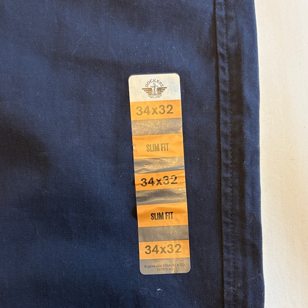 Dockers Men's Dark Blue Ultimate Chino Pants - Picture 3 of 4